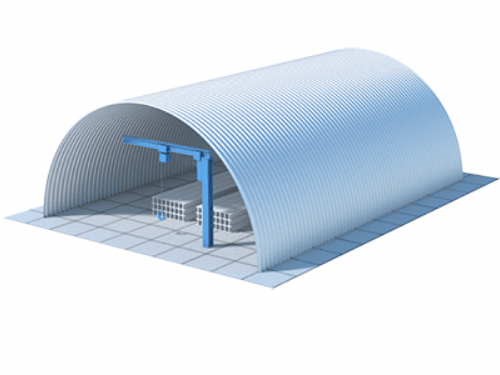 Производство арочного профнастила